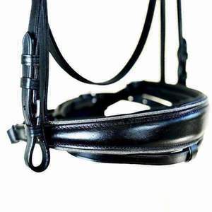 Brida de cuero de caballo negro de alta calidad al por mayor nueva - Product Image 6