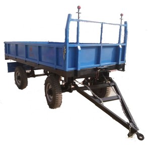 Remorque agricole de 4 tonnes en gros Qualité de construction Livraison rapide Remorque à benne avec engrenage et composants du moteur - Product Image 5