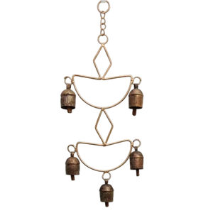 Fabulous Design Handmade Hanging Bells Finest Quality Metal Wind Chime Bells Wall Hanging Bells Home Garden Decor - Product Image 3