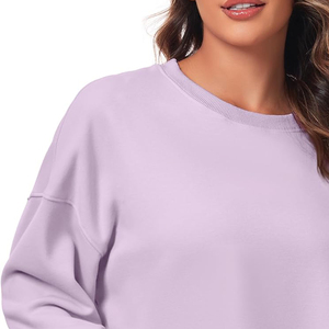 Sudadera de Algodón de Color Sólido de Nuevo Diseño al por Mayor para Damas, Precio al por Mayor, Sudadera Personalizada para Mujer - Product Image 6