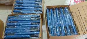 EVI EVI1545 Bastones Deportivos Acolchados de Cuero PU Suave para Entrenamiento de Artes Marciales, Azul, Logotipo Personalizado, Tamaños 57/65/70 CM, Pakistán en Oferta - Product Image 5