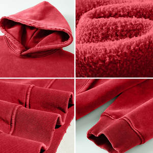 เสื้อมีฮู้ดสำหรับผู้ชายดีไซน์ใหม่เสื้อมีฮู้ดธรรมดาแบบวินเทจ - Product Image 6