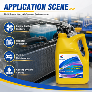 Solución Anticongelante FD-2 para Camionetas y Automóviles Ligeros, -35°C ℃   <span class=keywords><strong>Refrigerante</strong></span> de Etilenglicol en Botella de 4 kg - Product Image 5