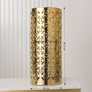 Top Selling High Grade Gold Plated Heavy Duty <b>Metal</b> Made Fancy Unique Designer Home & Hotel Usage <b>Umbrella</b> <b>Stand</b> In Best Price - Product Image 2