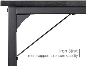 Elegante mesa de metal hecha de acero de primera calidad para espacios de comedor contemporáneos. - Product Image 5