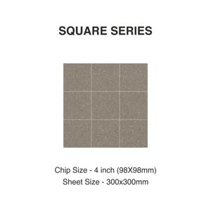 Carreaux de mosaïque en porcelaine de Terrain carré de haute qualité de 4 "carreaux de céramique Fullbody pour intérieur extérieur mur sol hôtels piscines villas - Product Image 2