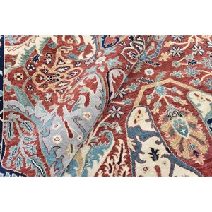 พรมทอมือคุณภาพสูง ดีไซน์เฉพาะตัว สไตล์เปอร์เซียคลาสสิก สีแดง ทำจากขนสัตว์ทอมือ ปูเต็มพื้นที่ สำหรับใช้ในบ้าน รุ่นใหม่ - Product Image 2