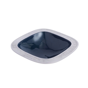 Customized <b>Square</b> Aluminum Dinnerware Decorative Metal Bowl for Weddings-Popcorn Snacks Dining <b>Table</b> Servings - Product Image 3