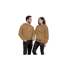 Amazon hot-Sudadera de lana de terciopelo para mujer, Jersey informal de manga larga con bordado de chenilla, capucha de gran tamaño, calidad personalizada - Product Image 1