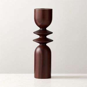 Candelero de madera natural para decoración del hogar - Product Image 2