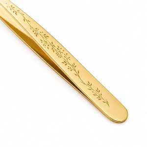 Pinzas para Cejas SHEARS BEAUTY de Acero Inoxidable Duradero con Punta Curva - Herramienta Profesional para Salón de Belleza - Product Image 5