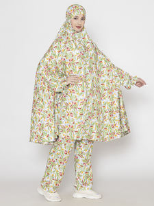 Gran oferta, conjunto de cordón modesto de manga completa con estampado Floral para mujer, vestido de moda islámica tradicional, producto a granel hecho a mano personalizado - Product Image 3