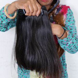 Mayorista 100% Cabello Natural Remy Vietnamita Paquetes Negros Vietnameses Hueso Doble Dibujado Recto Super Wave Fabrica Virgen - Product Image 2