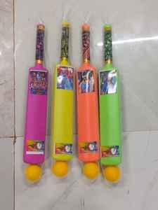 Bate de críquet de plástico moldeado de alta calidad fuerte y ligero para pelota de viento de PVC, pelota de tenis de críquet de plástico y ligera - Product Image 5