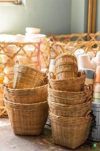 Durable <b>Storage</b> <b>Basket</b> <b>Woven</b> Bamboo <b>Basket</b> From Natural Bamboo Material for Multi-Purpose From Vietnam - Product Image 5