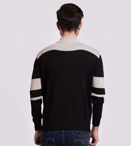 Pull en laine de haute qualité hommes 100% Pure laine épaissie chaud col rond hiver tricot Base pull hommes haut - Product Image 2