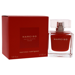 Narciso Rodriguez สเปรย์น้ำหอม1.6ออนซ์ใส่ได้ทุกวันสำหรับผู้หญิงขวดแก้วคุณภาพสูงกลิ่นกุหลาบ-Narciso Rouge - Product Image 1