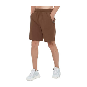 Pantalones cortos elásticos Cargo personalizados con múltiples bolsillos para hombre, alta tendencia, 100% poliéster, patrón sólido, cintura media, calidad superior - Product Image 4