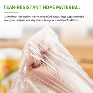 ถุงพลาสติกขายดีถุงพลาสติกขายส่งย่อยสลายได้พิมพ์ม้วนถุงบรรจุภัณฑ์ผักและผลไม้แบบย่อยสลายได้แบรนด์ HM - Product Image 5