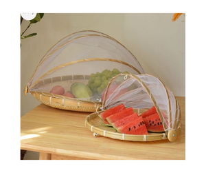 Panier de vannage en bambou écologique grand bol rond Vietnam fait à la main avec différentes tailles/panier en bambou naturel - Product Image 5