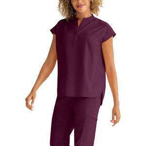 Calidad superior mujeres Hospital Enfermeras Scrubs Venta al por mayor todos los colores y tamaños disponibles fácil de usar Hecho con poliéster - Product Image 1