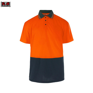Polo DE SEGURIDAD reflectante de protección de alta visibilidad Camisa de trabajo de seguridad reflectante de alta visibilidad Ropa de trabajo para hombres Polo - Product Image 4