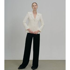 Pantalones de pierna recta elegantes de alta moda para mujer, tamaño Queen, estilo minimalista, servicio ODM disponible en seda para verano e invierno - Product Image 1