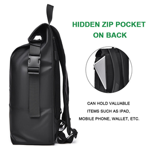 Mochila de estudiante personalizada bolsa de viaje de cuero impermeable al aire libre moda negocios senderismo Picnic viaje mochila escolar para hombres y mujeres - Product Image 6