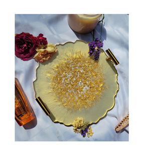 ถาดเสิร์ฟทำจากเรซินอีพ็อกซี่สำหรับบ้านและห้องครัวถาดเสิร์ฟเครื่องใช้บนโต๊ะในบ้านร้านอาหารโรงแรม - Product Image 2