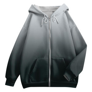 Full Zip <b>Hoodie</b> For <b>Men</b> Cotton <b>Fleece</b> Pullover Kangaroo Pocket Winter Warm Streetwear Oversized Jogger Set <b>Hoodie</b> - Product Image 3