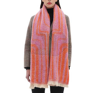 Bufandas Largas de Punto Cálidas, 100% Lana, Tacto Suave, Cómodas de Usar para Invierno, Moda, Actividades al Aire Libre, Viajes y Uso Diario - Product Image 6