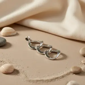 Women's 925 Sterling Silver Link <b>Pendant</b> Necklace Zircon Diamond Pearl-18K <b>Gold</b> <b>Rose</b> <b>Gold</b> Trendy Classic-for Engagement Wedding - Product Image 2