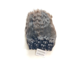 100% gros brut vierge vendeur cheveux Machine Double trame paquet lâche ondulé Temple humain vietnamien Extensions de cheveux - Product Image 2