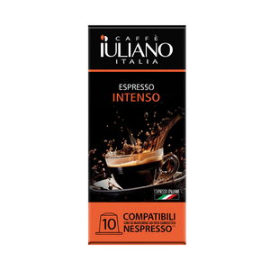 กาแฟอิวลิอาโน เอสเพรสโซ อินเทนโซ 10 แคปซูลกาแฟอาราบิก้า รสหวานและมีคาเฟอีน สำหรับเครื่องชงกาแฟเนสเพรสโซ - Product Image 2