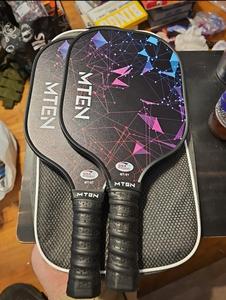 Ensemble de raquettes de pickleball professionnelles avec noyau en nid d'abeille et étui de transport - Product Image 3