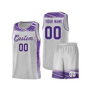 เครื่องแบบบาสเก็ตบอลของผู้ชายเครื่องแบบบาสเก็ตบอลของผู้ชายเครื่องแบบนักเรียนบาสเก็ตบอล - Product Image 4