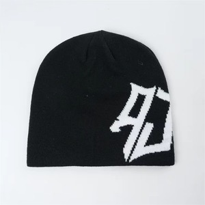 หมวกถักแฟชั่นสำหรับฤดูหนาวหมวกบีนนี่ออกแบบโลโก้ได้ตามต้องการ - Product Image 6