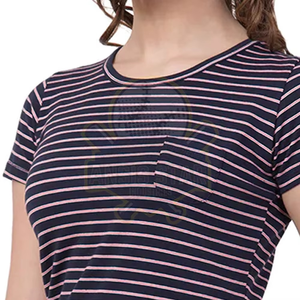 Camiseta Holgada de Manga Regular para Mujer, Estilo Urbano Ecológico, Tendencia de Moda de Verano, Diseño Personalizado de Primera Calidad - Product Image 2