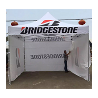 Tentes de stand d'exposition mobiles 10x10 personnalisées avec cadre hexagonal en aluminium de 40 mm et toile 600D à sommet haut pour salons professionnels