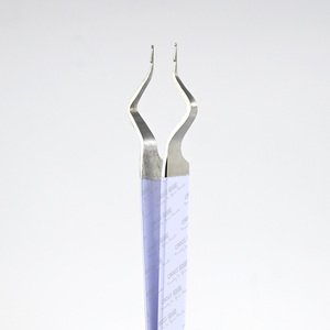 New eyelash Isolation Tweezers lash tweezers isolation extension tweezers Makeup Separator <b>tool</b> with non-slip ergonomic handles - Product Image 2