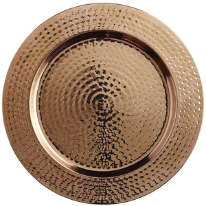 Hammered Stainless Steel <b>Charger</b> <b>Plates</b> Metal Silver Polished Round Wedding Use Wholesale <b>Bulk</b> Manufacturer and Exporters - Product Image 6