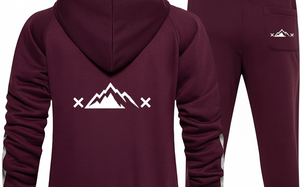 Ensemble de survêtement à capuche deux pièces |   Vêtements de rue unisexes sur mesure |   Ensemble d'hiver en coton premium antibactérien respirant avec doublure en polaire - Product Image 4