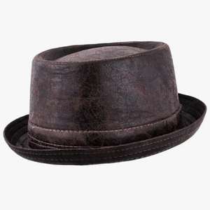 Chapeau en cuir de Cowboy confortable pour hommes, dernière conception décontractée applicable aux adultes, chapeau en cuir ignifuge de haute qualité - Product Image 1