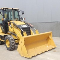 Bekas Cat 426F2 4x4 Backhoe Loader Motor 7 Ton Beban Terukur 2018-2024 Model Jam Kerja Rendah (0-2000) Bersertifikat Jerman Mesin Kustom