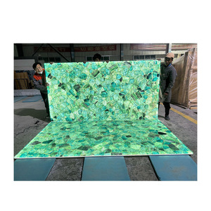 Table à manger en pierre de fluorite verte personnalisée, faite à la main, écologique, mobilier de luxe moderne pour les célébrations de Diwali - Product Image 5