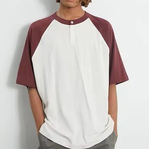 Ropa informal de la más alta calidad de secado rápido camisetas personalizadas para hombres ajuste Regular 220gsm cuello redondo ropa de calle de talla grande Camisa lisa de lona - Product Image 3