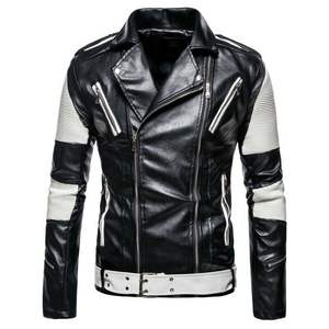 Chaqueta de cuero de moda para hombre hecha en cuero original para hombre/Chaqueta de cuero con cremallera de moda de precio más bajo para hombre 2026 - Product Image 1