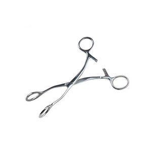 Recién llegado, fórceps de sujeción de lengua Collin de 18cm, instrumentos quirúrgicos manuales de calidad alemana, fórceps de agarre de tejido - Product Image 4