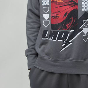 เสื้อสเวตเตอร์สำหรับผู้ชายเสื้อสเวตเชิ้ตผ้าฝ้ายโพลีเอสเตอร์แขนยาวสำหรับผู้ชายเสื้อคอกลม2025ไซส์ใหญ่ - Product Image 6