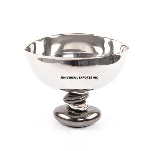 Bandeja cuadrada de madera para chocolate de dos niveles de tamaño personalizado, vajilla con acabado natural, cuenco de madera elegante de Metal para servir chocolate - Product Image 5